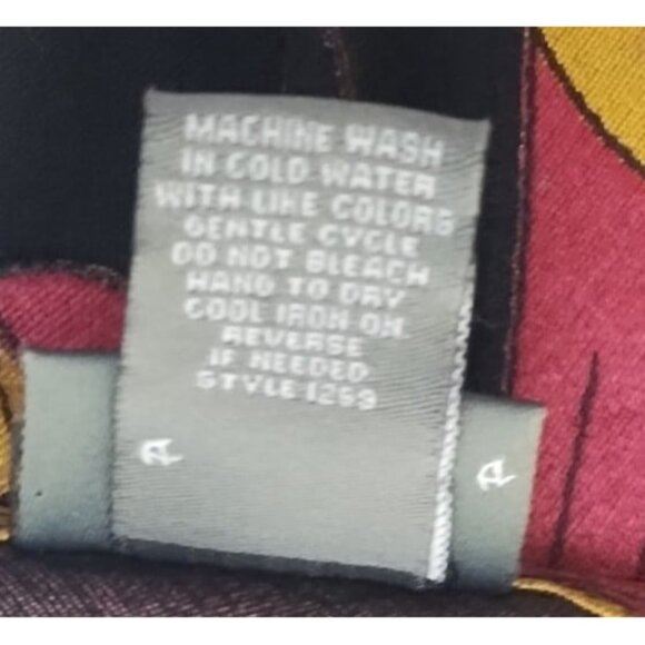 Dots Long Sleeve Flowy Sheer Blouse L - Picture 4 of 6